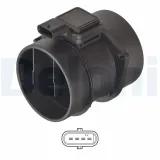 Luftmassenmesser 12 V DELPHI AF10676-12B1