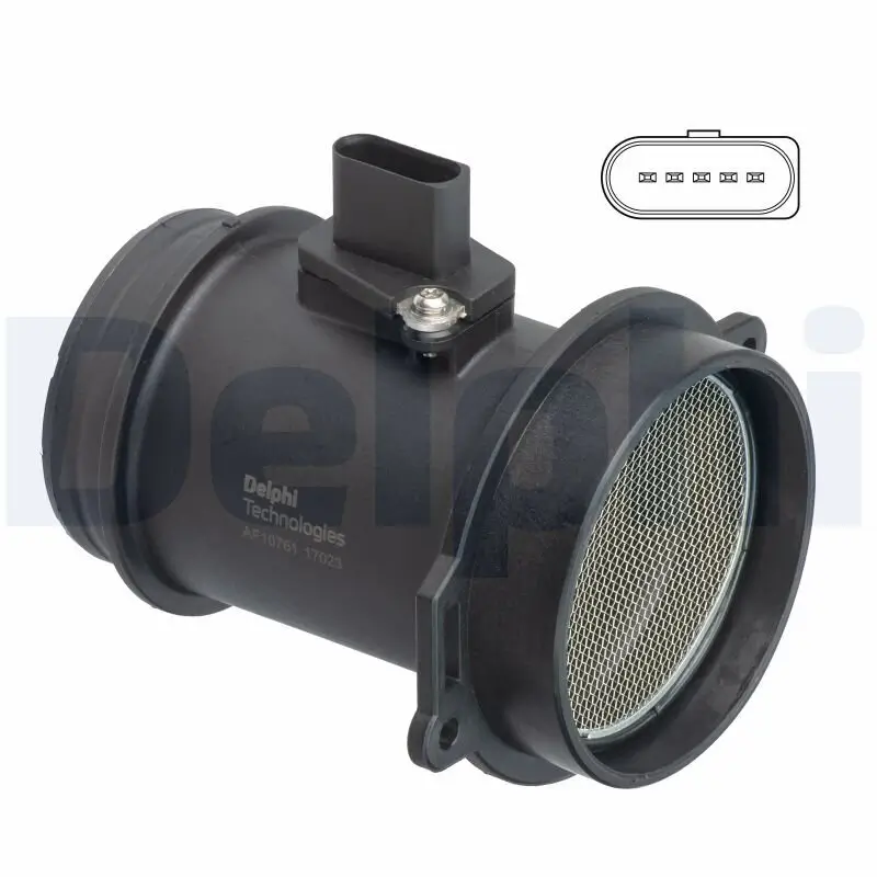 Luftmassenmesser 12 V DELPHI AF10761-12B1