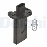 Luftmassenmesser 5 V DELPHI AF10765-12B1