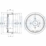 Bremstrommel DELPHI BF102
