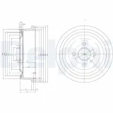 Bremstrommel DELPHI BF103