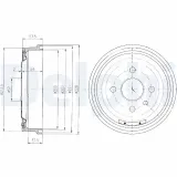 Bremstrommel DELPHI BF151