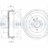 Bremstrommel DELPHI BF156