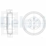 Bremstrommel DELPHI BF169