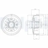 Bremstrommel DELPHI BF270