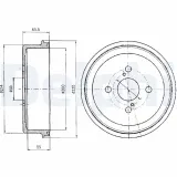 Bremstrommel DELPHI BF278