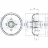 Bremstrommel Hinterachse DELPHI BF293 Bild Bremstrommel Hinterachse DELPHI BF293