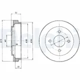 Bremstrommel DELPHI BF303