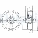 Bremstrommel DELPHI BF310