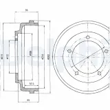 Bremstrommel DELPHI BF316