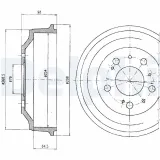 Bremstrommel DELPHI BF327