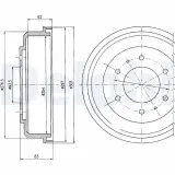 Bremstrommel DELPHI BF355