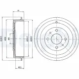 Bremstrommel DELPHI BF366