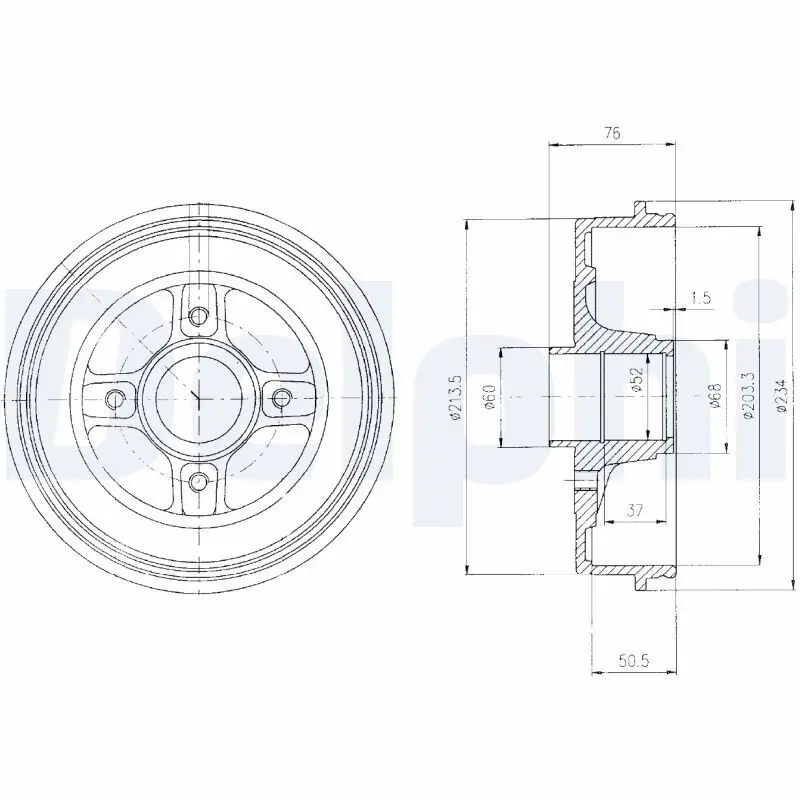 Bremstrommel DELPHI BF427