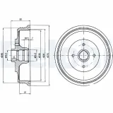 Bremstrommel DELPHI BF430