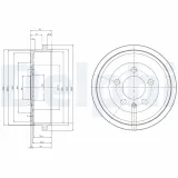 Bremstrommel DELPHI BF463