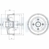 Bremstrommel DELPHI BF472