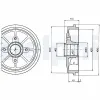 Bremstrommel DELPHI BF484