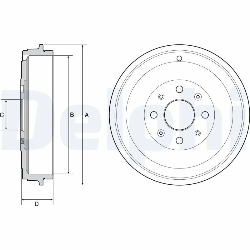 Bremstrommel DELPHI BF503