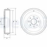 Bremstrommel DELPHI BF503