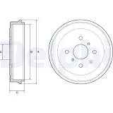 Bremstrommel DELPHI BF506