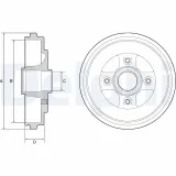 Bremstrommel DELPHI BF509