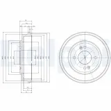 Bremstrommel DELPHI BF517