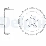Bremstrommel DELPHI BF536