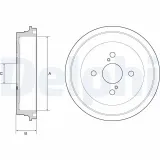 Bremstrommel DELPHI BF547