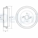 Bremstrommel DELPHI BF560