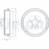 Bremstrommel DELPHI BF564