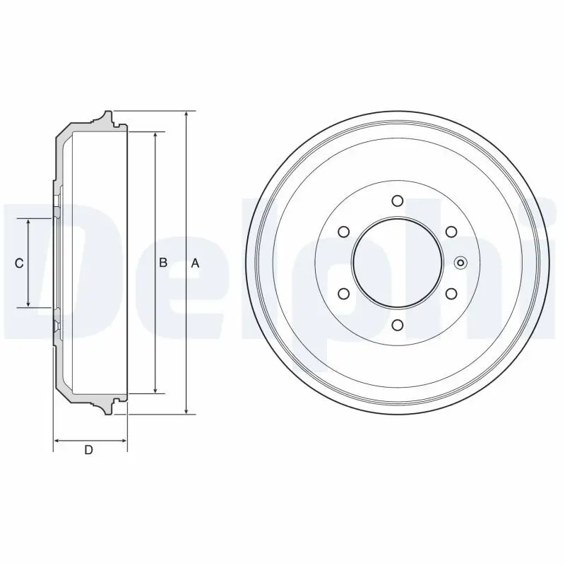 Bremstrommel DELPHI BF569