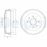 Bremstrommel DELPHI BF570