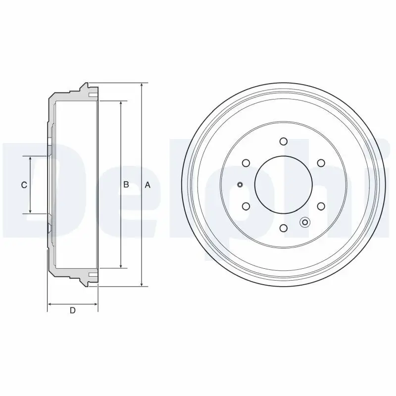 Bremstrommel DELPHI BF581