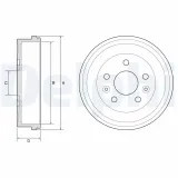 Bremstrommel DELPHI BF597