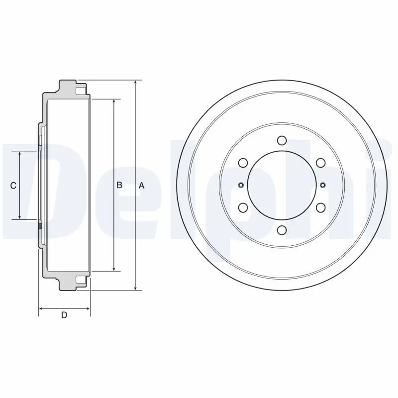 Bremstrommel DELPHI BF631