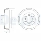 Bremstrommel DELPHI BF631