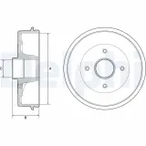 Bremstrommel DELPHI BFR538