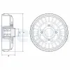 Bremstrommel DELPHI BFR622