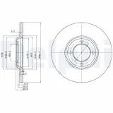 Bremsscheibe Vorderachse DELPHI BG2061