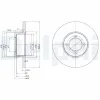 Bremsscheibe DELPHI BG2069