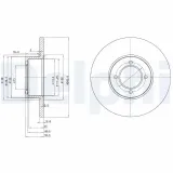 Bremsscheibe DELPHI BG2069