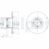 Bremsscheibe DELPHI BG2081