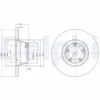 Bremsscheibe DELPHI BG2157 Bild Bremsscheibe DELPHI BG2157