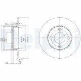 Bremsscheibe DELPHI BG2215