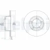 Bremsscheibe DELPHI BG2297 Bild Bremsscheibe DELPHI BG2297