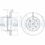 Bremsscheibe DELPHI BG2336