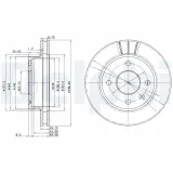 Bremsscheibe DELPHI BG2367