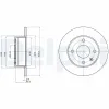 Bremsscheibe DELPHI BG2376 Bild Bremsscheibe DELPHI BG2376