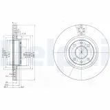 Bremsscheibe DELPHI BG2407